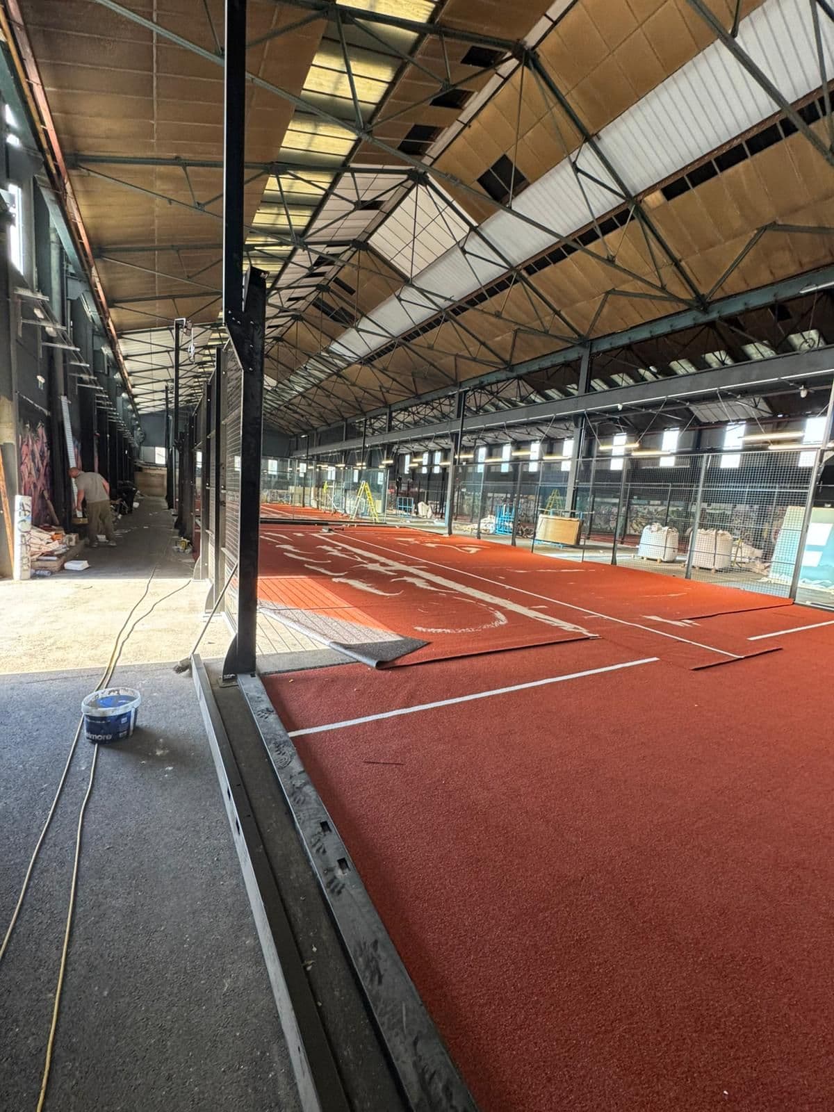 Industrial interior roofing and steelwork